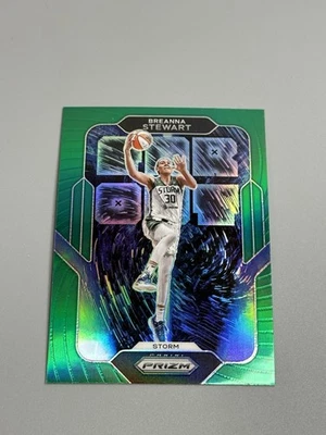 Breanna Stewart 2022 Panini Prizm WNBA Far Out Green Prizm #10 Seattle Storm - Image 1 of 2