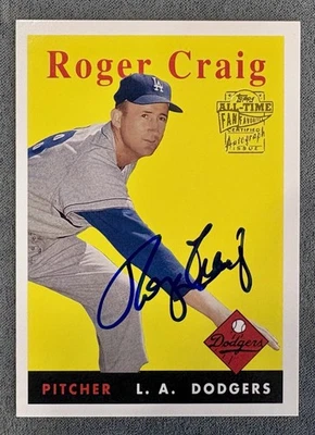 2005 Topps - Roger Craig - All Time Fan Favorites - AUTO - Los Angeles Dodgers - Image 1 of 2