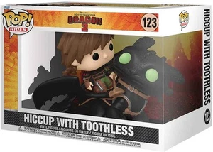 Pop Movies How To Train Your Dragon 5" Figure Deluxe Hiccup with Toothless #123 - Picture 1 of 1