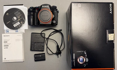 Sony Alpha SLT-A99V 24.3 MP SLR-Digitalkamera - Schwarz (Nur Gehäuse) - Bild 1 von 4