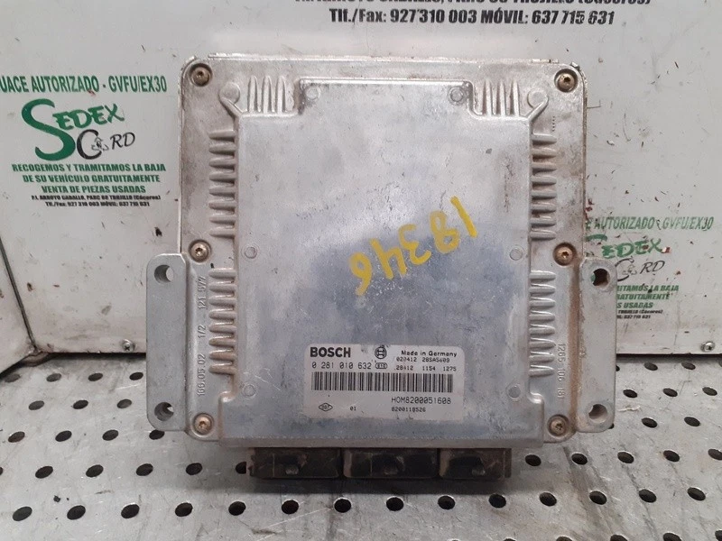 8200118526 centralina motore RENAULT TRAFIC II FURGON 2001 979655 - Immagine 1 di 1