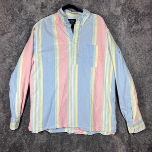 Chubbies The Nutter Shirt Mens XL Striped Multicolor Popover Colorblock - Picture 1 of 8