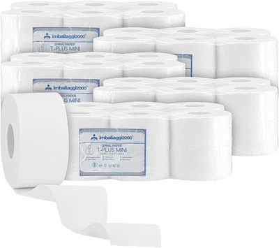 IMBALLAGGI 2000 - Carta Igienica Mini Jumbo 2 Veli (36, 609 Strappi) - Immagine 1 di 4