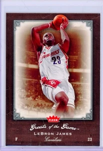 2005/06 FLEER GREATS OF THE GAME LEBRON JAMES #53 - Picture 1 of 2