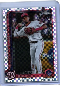 2025 Topps Chrome #231  Darren Baker X-Fractor (RC) Nationals - Picture 1 of 2