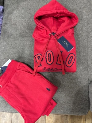 Polo Ralph Lauren Sweatsuit Tracksuit Hoodie Joggers SLIM - Image 1 of 4