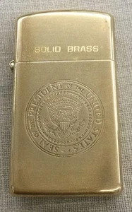 Zippo Lighter 18 SOLID BRASS - Picture 1 of 7