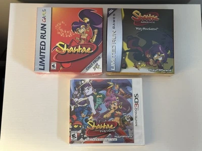 Shantae (GBC), Risky’s Revolution (GBA), Pirate’s Curse (3DS) Limited Run NEW - Image 1 of 4
