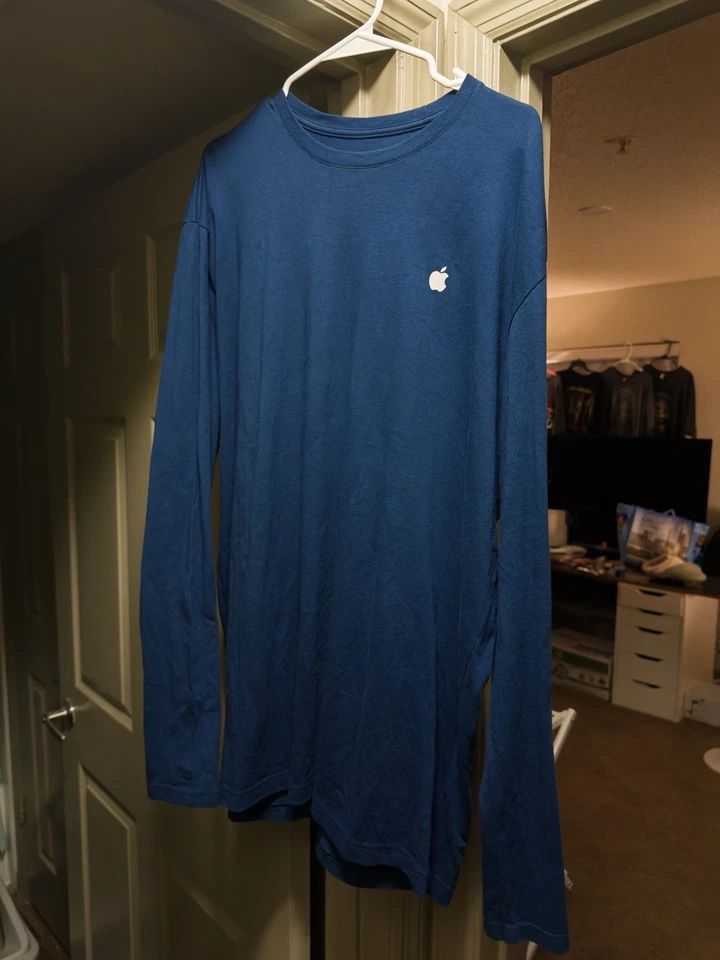 Camisa Apple Employee Azul 2XLT Foto 1 de 3