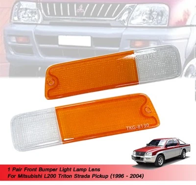 1 paire de lentilles de lampe de pare-chocs avant pour Mitsubishi L200... - Photo 1/4