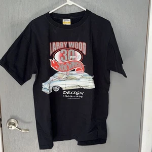 Camisa Hot Wheels Larry Wood 30 Años Vintage 1999 Grande - Imagen 1 de 5