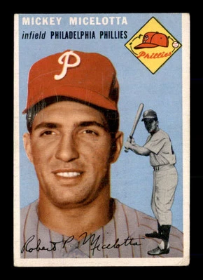 1954 Topps #212 Bob Micelotta RC VG/VGEX X3322315 - Image 1 of 3