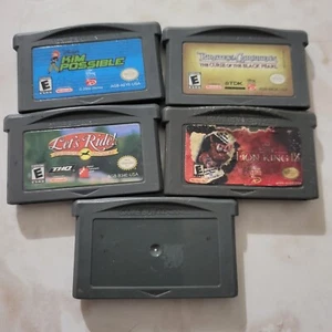 Nintendo GBA Gameboy Advance SP Games Lot Lion King Pirates Bundle 5X - Picture 1 of 7
