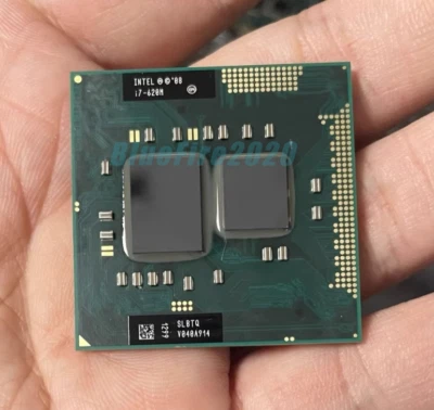 Intel Core i7-620M 2.66GHz 4M Dual Core Processor SLBPD CPU Socket G1 For Laptop - Image 1 of 4