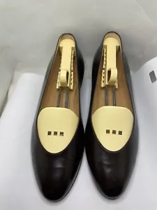 Ralph Lauren Womens Derby Calf W4543S Flat 7B Brown Leather - Picture 1 of 7
