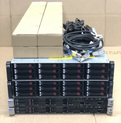  HP P2000 27.6TB SAS Server SAN Configuration HP DL360p Gen8's 32-Core 256GB RAM - Image 1 of 2