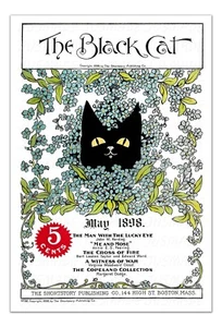 Die schwarze Katze Mai 1898 Vintage Poster - Jugendstil Katze Illustration - Kunstdruck - Bild 1 von 3