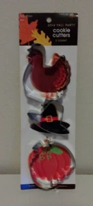 Thanksgiving Fall Party Cookie Cutters Set Of 3 - Picture 1 of 2