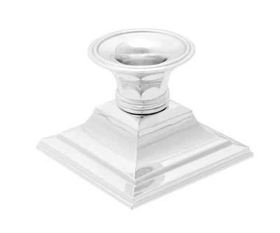 Candelabro Argentato Portacandele Piccolo 7Cm Altezza - Immagine 1 di 4