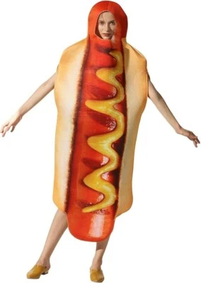 SUIT YOURSELF COSTUME CO. Brand New Realistic Hot Dog Funny Adult Costume - Image 1 of 2
