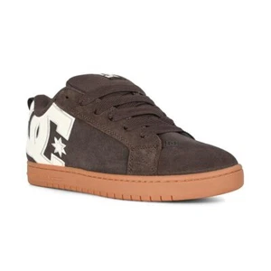 DC Court Graffik Skate Shoes - Brown/Gum - Picture 1 of 7