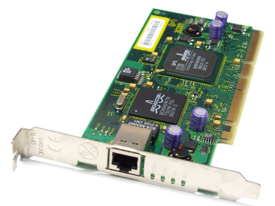 3Com 3C996-T Gigabit PCI-X 100/1000 Server Adapter Network Card - Image 1 of 1