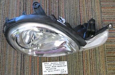 NEW  2000-2002 Dodge Plymouth Neon Right Passenger Side Headlight w/Chrome - Image 1 of 4