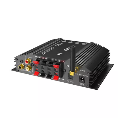 ‌Mini 240W 4-Channel Amplifier - Wireless BT 5.0 & Multi-Source Compatibility‌ - Image 1 of 4