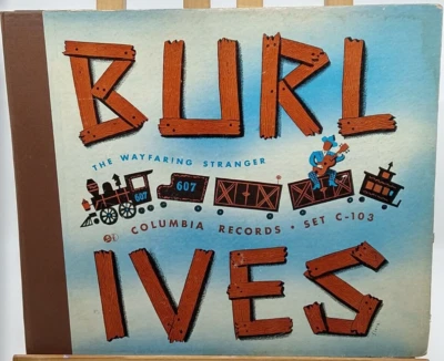Burl Ives The Wayfaring Stranger Columbia Records Set C-103 VINTAGE - Image 1 of 4