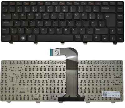 UK keyboard Dell 14R M4040 M4110 M5040 N4040 N4050 N4110 N5030 N5040 N5050 - Image 1 of 3