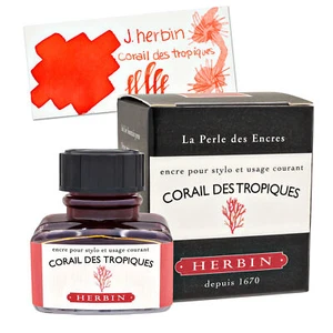J. Herbin inchiostro per penna stilografica 30 ml - Corail des Tropiques (corallo tropicale) H130-59 - Foto 1 di 3