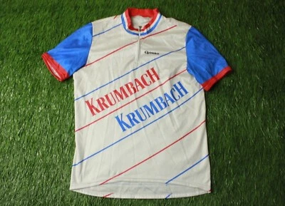 CAMISETA DE CICLISMO VINTAGE AÑOS 90 RARA CAMISETA KRUMBACH & KRUMBACH GONSO ORIGINAL TALLA M Foto 1 de 4