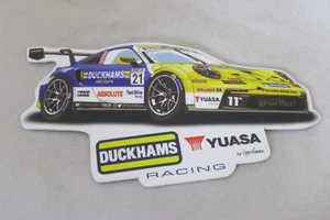DUCKHAMS YUASA Racing Porsche Carrera UK Cup Auto Aufkleber/Decals - Brandneu - Bild 1 von 1