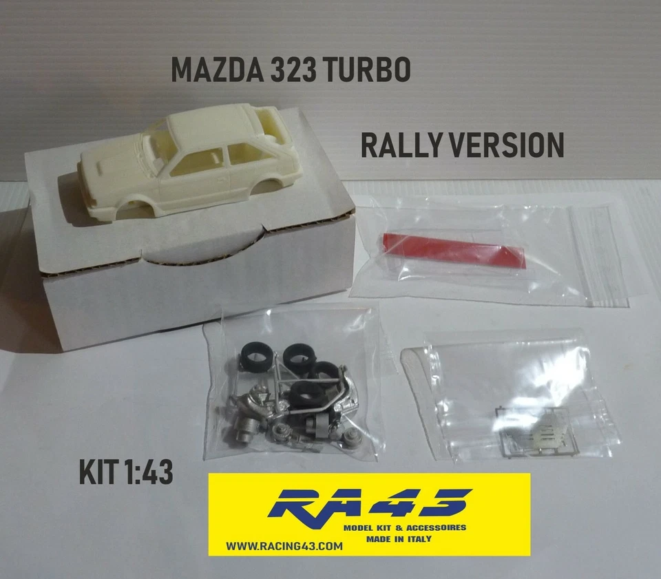 1/43 Mazda 323 Turbo Rally version Kit - Immagine 1 di 1