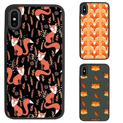 Cute fox pattern design Aesthetic Cover For Motorola Apple iPhone Samsung Galaxy - Image 1 of 4