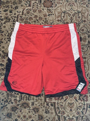 NBA Elevation Toronto Raptors Basketball Shorts Mens Large Embroidered Cover