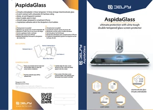 Delfy SCREEN PROTECTOR FOR iPhone X, iPhone XS SCREENFORCE TEMPERED GLASS 9H - Picture 1 of 1