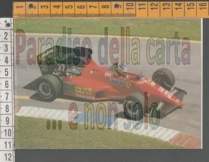 MICHELE ALBORETO, FERRARI F1 126 C4/72 - CARTOLINA, POST CARD, FOTO GRAND PRIX - Imagen 1 de 2