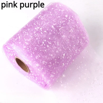 15m Mesh Ribbon Net Trimming Hollow Out for Wrapping Flower Wedding Decor DIY - Image 1 of 4