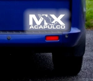 Calcomanía adhesiva reflectante Acapulco Guerrero México - Imagen 1 de 2