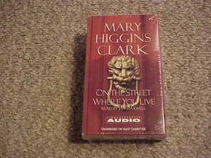 On the Street Where You Live by Mary Higgins Clark (2001, 8 Cassettes Unab) New! - Picture 1 of 3