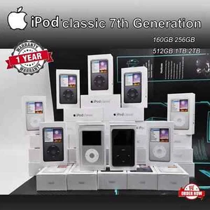 🔥Nuevo Reproductor Mp3 Apple iPod Classic 7ª Generación (120GB-2TB) Negro Plateado 🔥 - Imagen 1 de 30