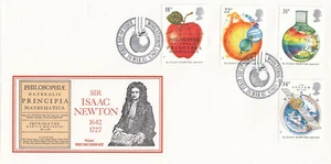 Isaac Newton GB Philart FDC Woolsthorpe 1987 CLEARANCE (120393)  - Picture 1 of 1