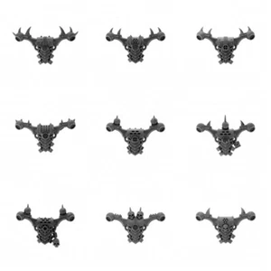 World Eaters Khorne Berzerkers BACKPACKS x 9 Chaos Space Marines 40K - Picture 1 of 1