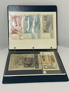 +30 World Banknote Paper Money Collection From Slovenia, Zaire, Germany & Others
