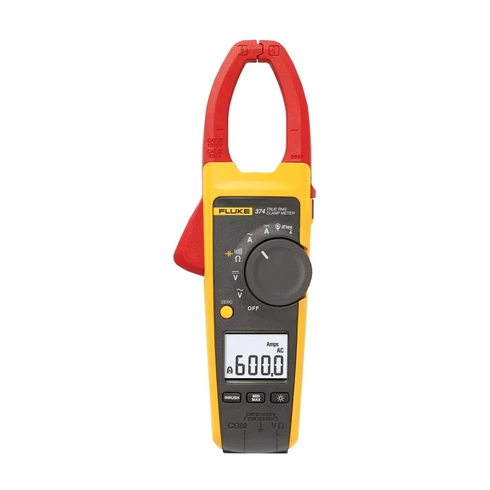 Fluke 374 True RMS AC/DC Clamp Meter FLUKE-374 New Sealed - Image 1 of 4