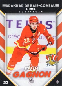 2023/24 Baie-Comeau Drakkar - FELIX GAGNON - Picture 1 of 2