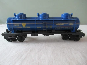 Lionel 16124 PRR Salt Three Dome Tank Car in Exc.+ Condition - Picture 1 of 6