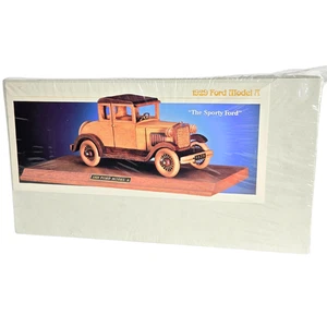 Kit legno Ford Model A Car Club of America 1929 vintage scala 1/24 di X-ACTO - Foto 1 di 2