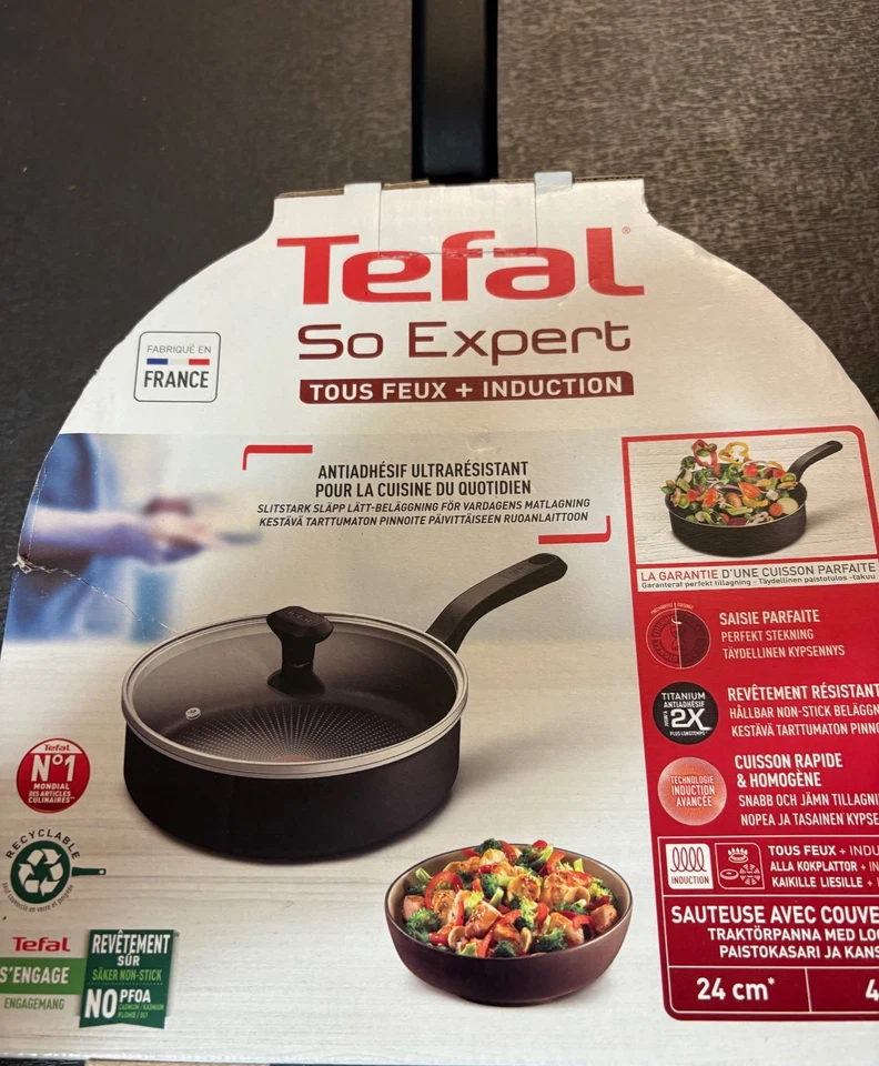 Tefal So Expert 24 cm + Couvercle -neuve  - Tous feux et induction - Photo 1/4